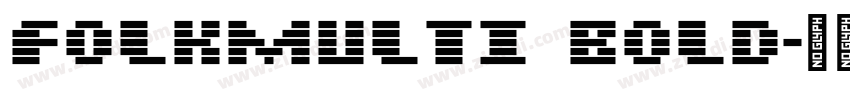 FolkMulti Bold字体转换